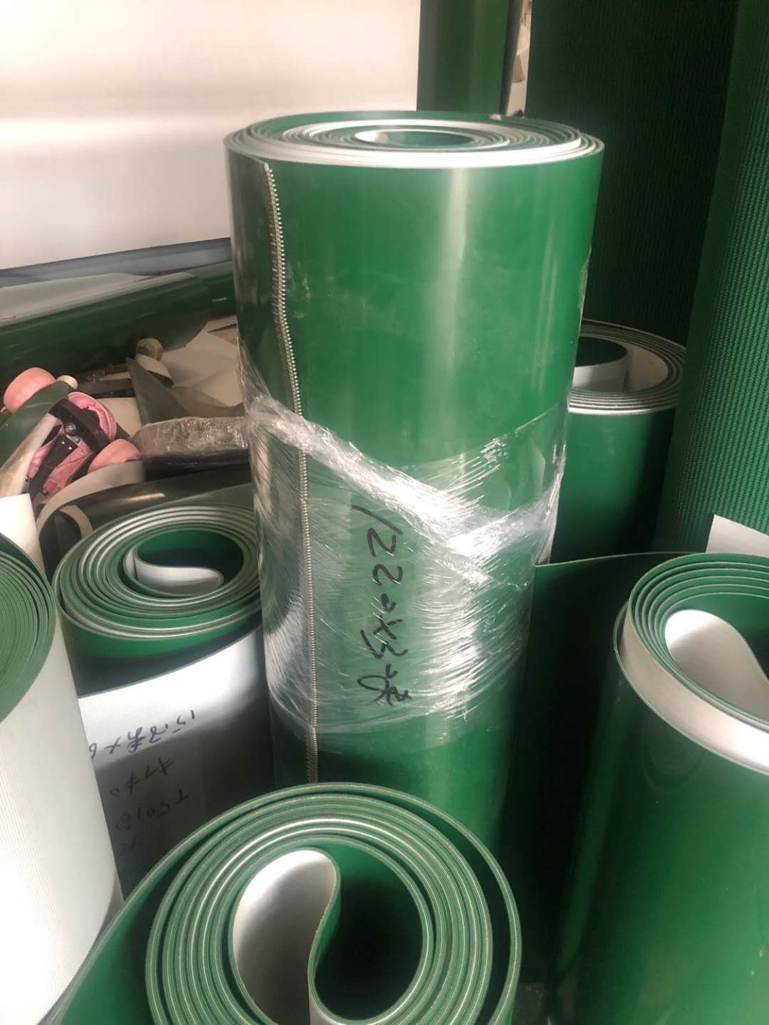 Green PVC Conveyor Belt 