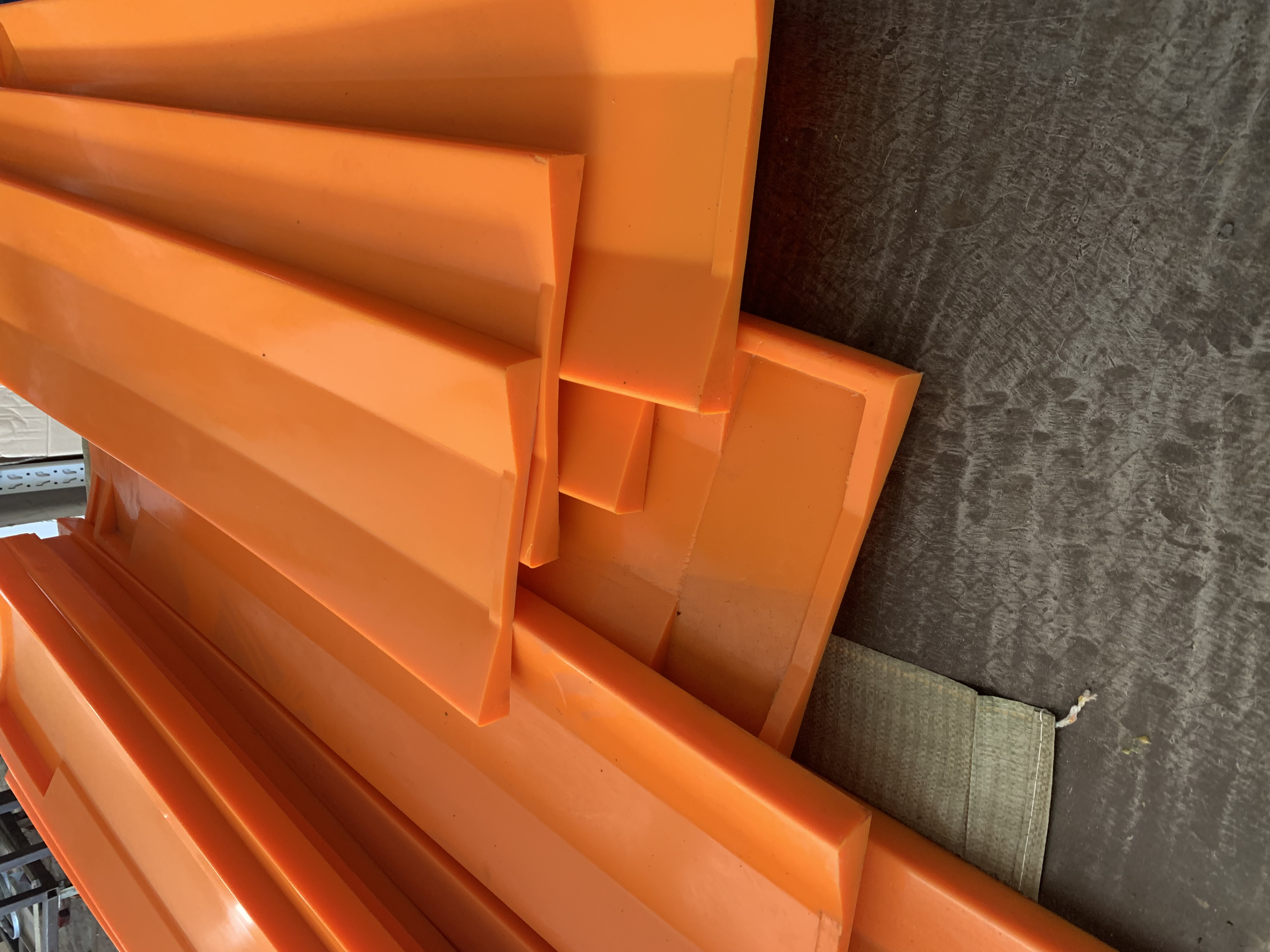 Cast Urethane Saddle for Coil Strorage