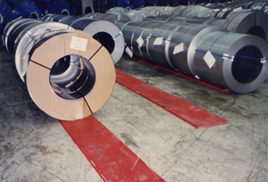 Cast Urethane Saddle for Coil Strorage