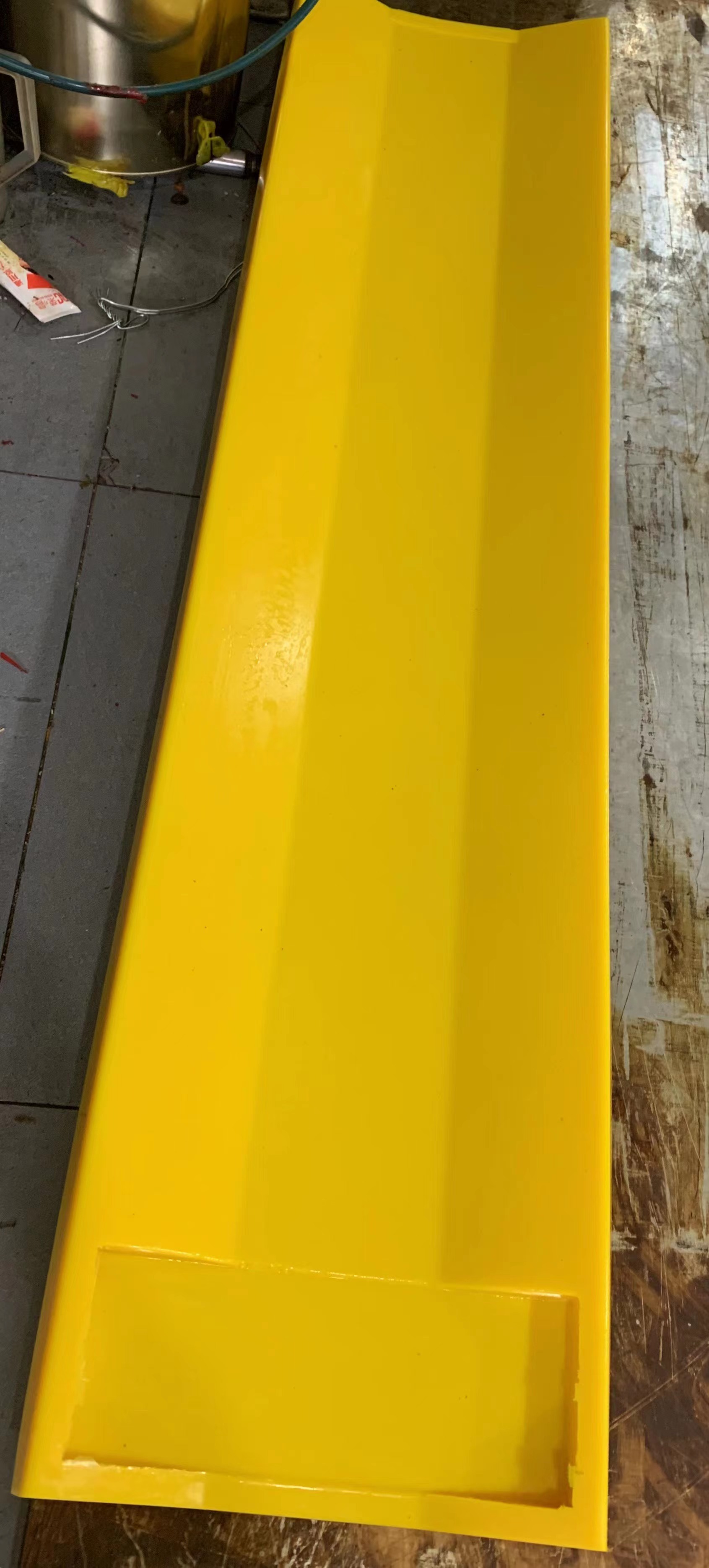 Cast Urethane Saddle for Coil Strorage